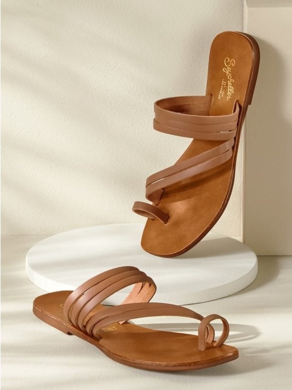 Seychelles Summer Rain Sandal Tan Size 8.5